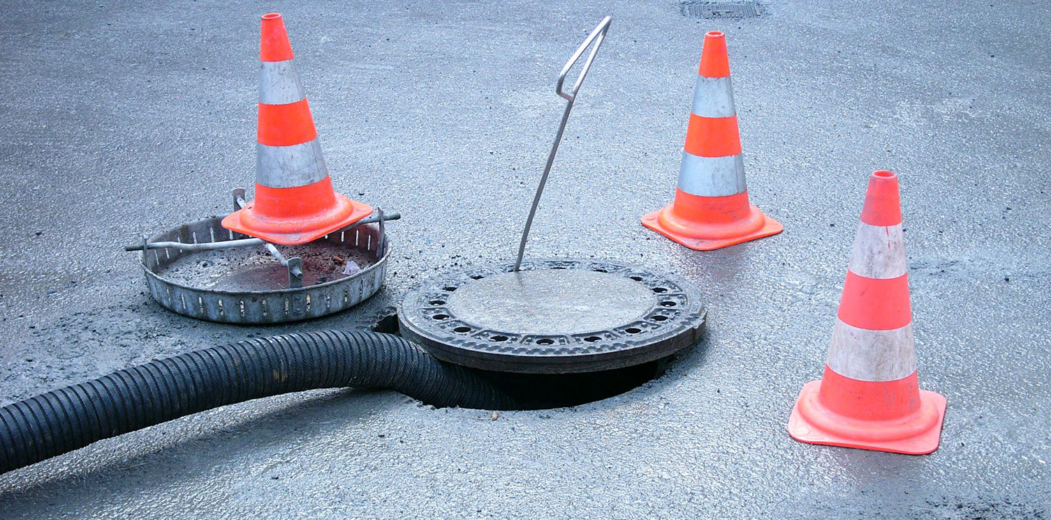 Rohr oder Kanal vestopft?